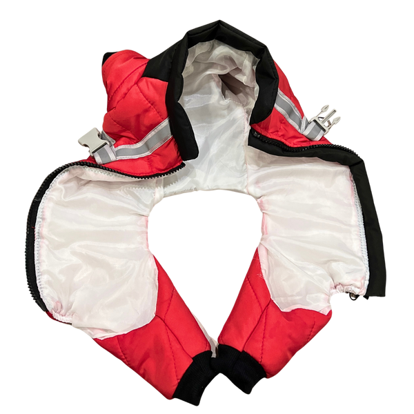 cotton inner lining to prevent dog hair from matting