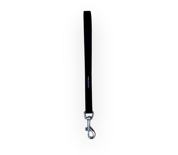 1ft Black traffic leash with silver 360 degree swivel hook Canada