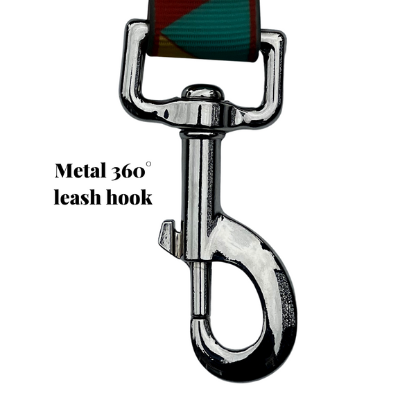 360 degree metal leash hook