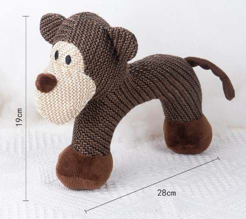 hemp and cotton toy monkey